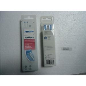 Philips Sonicare S Sensitive Standard sonic toothbrush heads HX6053/63 3-pack Standard size Click-on For sensitive teeth and gums
